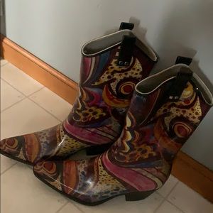 Nomad heeled rain boot